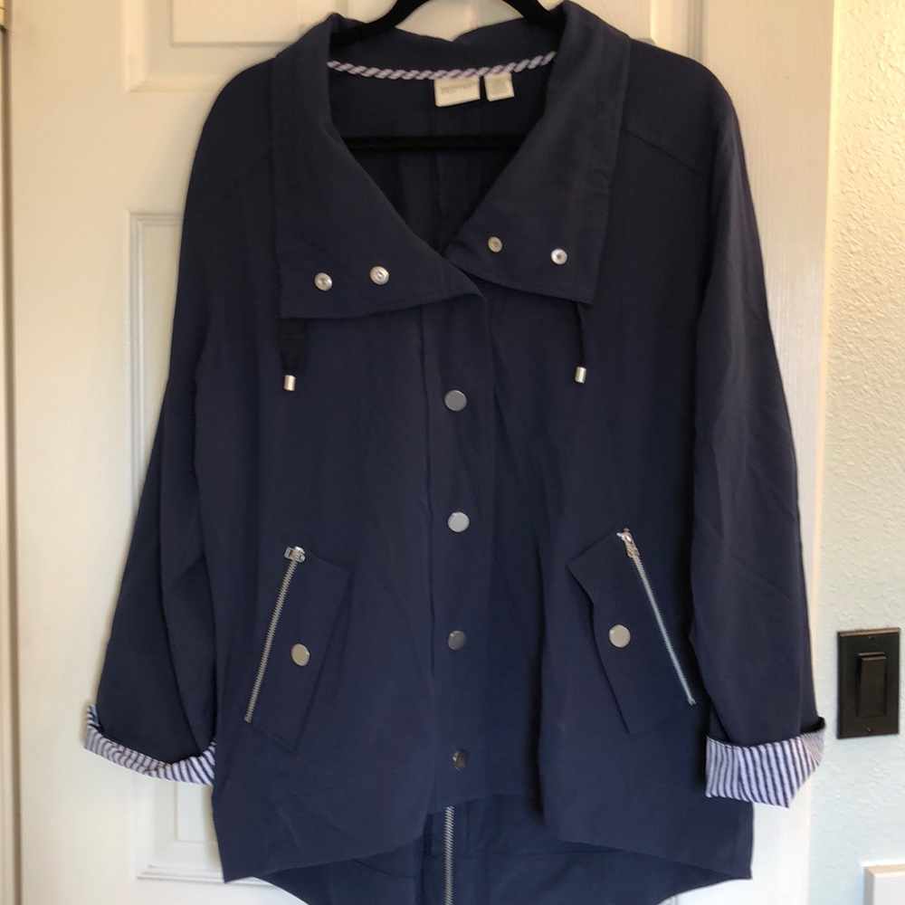 Chico’s Zenergy Navy Coat